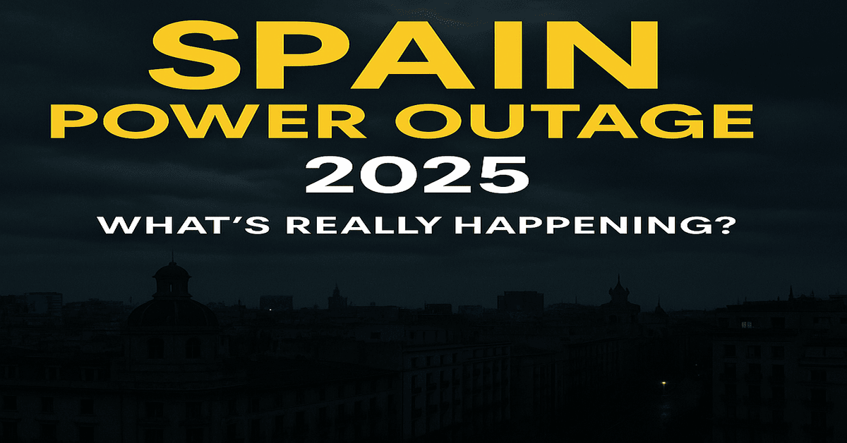 Spain Power Outage