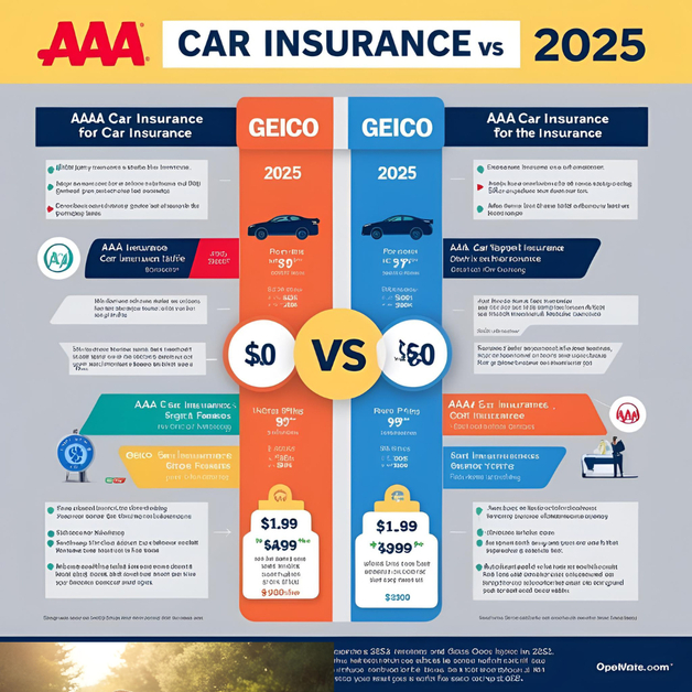 AAA Car Insurance vs GEICO