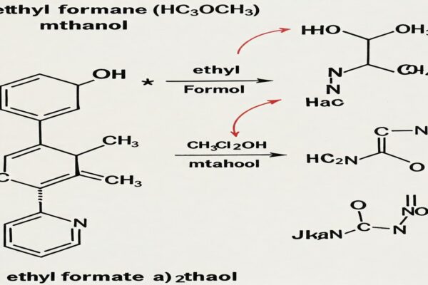 HCOOCH₃ + CH₃CH₂OH